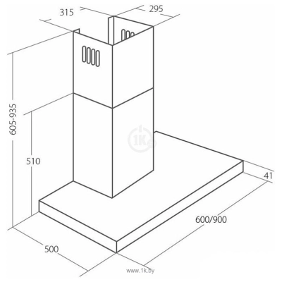 AKPO Feniks Slim Glass II 90 WK-9 BL