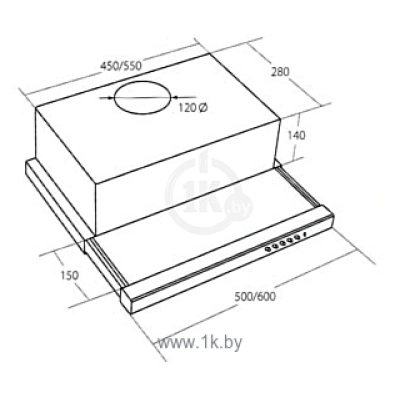 AKPO Light glass WK-7 60 BK