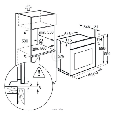 AEG BCR 546350 W