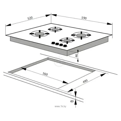 Amica PG6510BPR