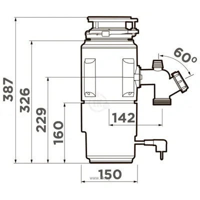 Omoikiri Nagare Slim 1250 AZ 4995066