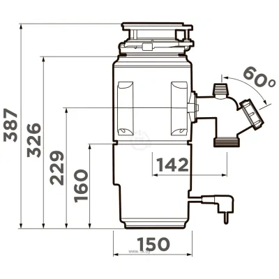 Omoikiri Nagare Slim 500 4995061